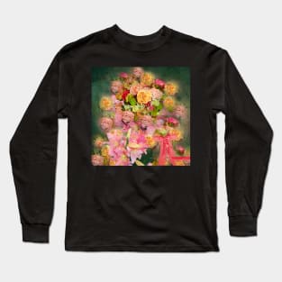 ROSES BOUNTIFUL SO SHABBY CHIC Long Sleeve T-Shirt